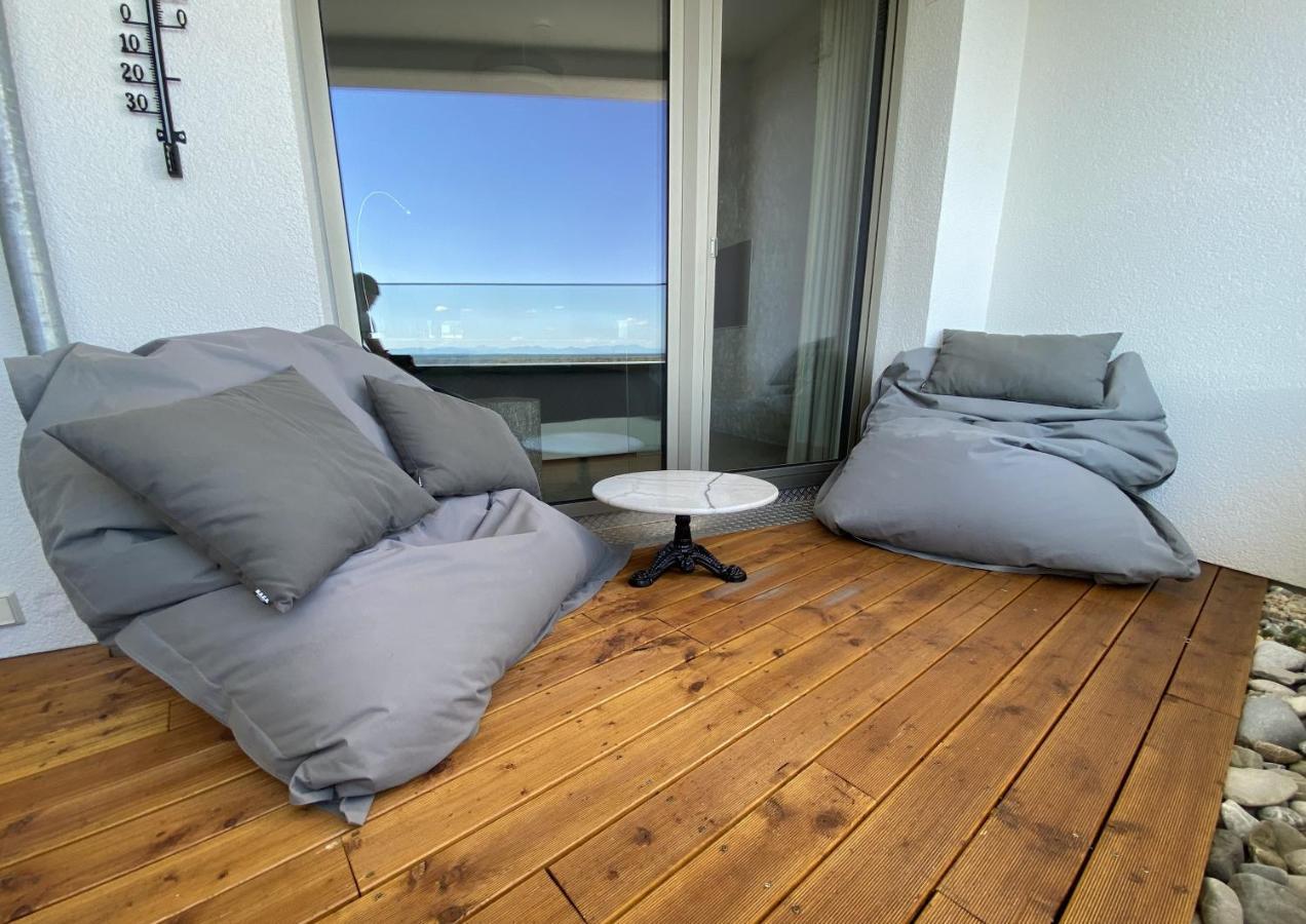 Alpen-Panorama Suite - Einzigartige Privatsuite Hoch Ueber Muenchen, 12Tes Og, Alpenblick, Loggia, Whirlpool, 15 Minuten Zum Zentrum, Ruhe Und Erholung In Der Stadt Muenchen Fuer Privat Und Geschaeftlich Reisende المظهر الخارجي الصورة